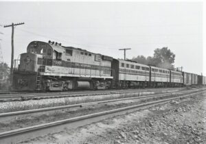 Erie Lackawanna Railway | Marion, Ohio | Alco C424 #2405 + F3/F7 B diesel-electric locomotives | Freight train | 1965 | Elmer Kremkow photograph