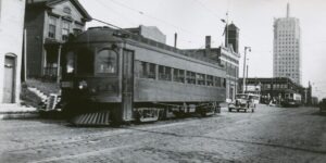 Milwaukee Electric Railway Company | Milwaukee, Wisconsin | Car #1102 | August 1935 | Ed Frank, Jr. photograph | Elmer Kremkow collection