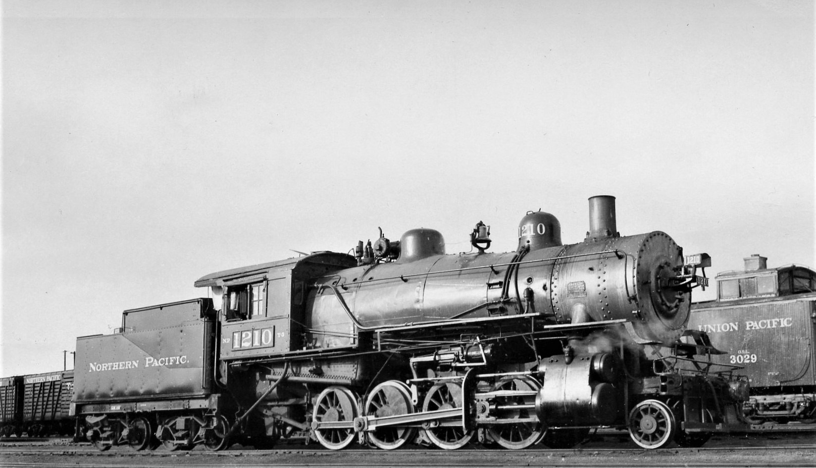 Northern Pacific Railway | Duluth, Minnesota | Class Y-3 2-8-0 #1210 steam locomotive | 1930 | Elmer Kremkow collection
