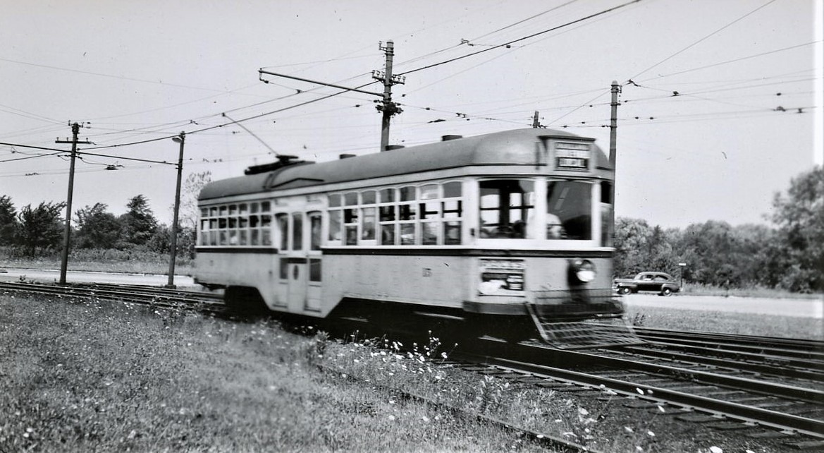 Cleveland Transit System | Cleveland, Ohio | Car 15 | Warrenville Yard | August 22, 1945 | H.L. Younger photograph | Elmer Kremkow Collection