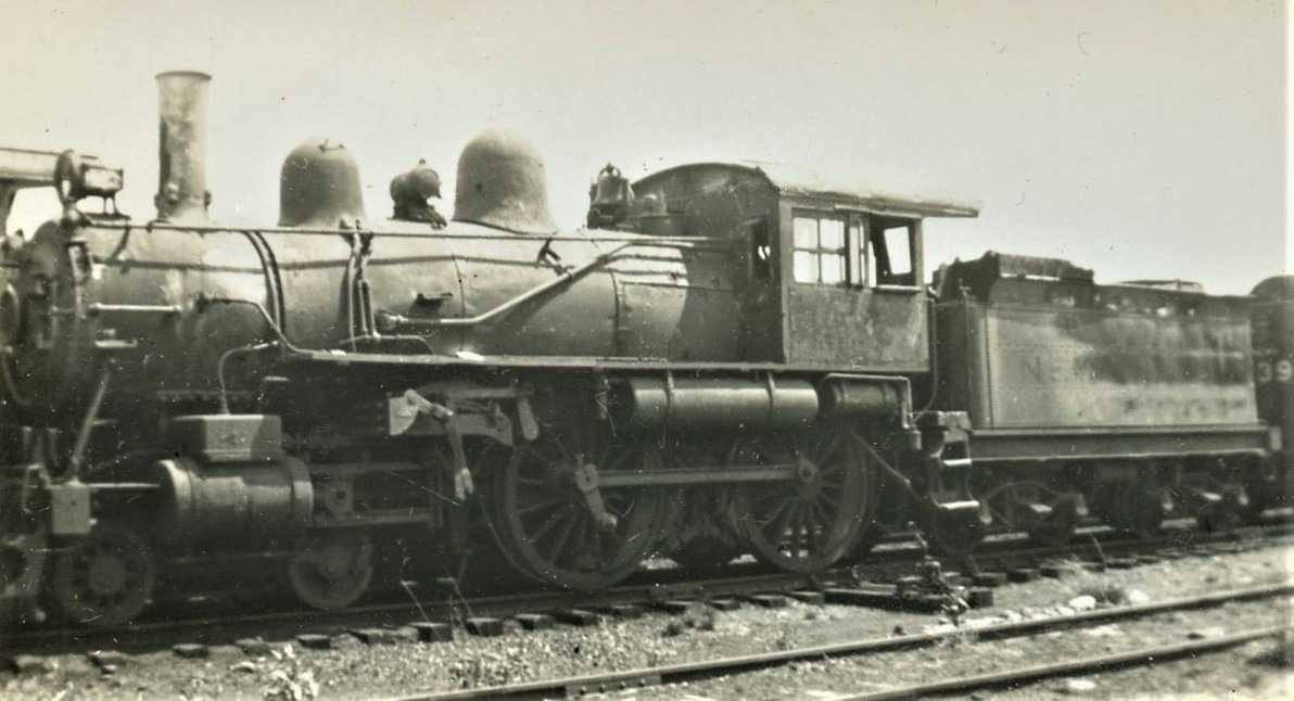 New Haven New York and Hartford Railroad | Reidville, Massachusetts | Class C3e 4-4-0 #1596 steam locomotive | May 24, 1936 | Elmer Kremkow Collection
