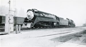 Southern Pacific Lines | Los Angeles, California | Class GS3 4-8-4 #4421 “Daylight” steam locomotive | May 21, 1939 | West Jersey Chapter Collection