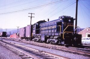Western Maryland Railway | Cumberland, Maryland | Alco Class Alco S2 diesel-electric | local freight | April 1961| Bill Price photograph | Charles Anderson collection
