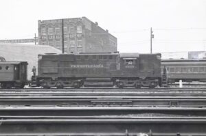 Pennsylvania Railroad | Altoona, Pennsylvania | Class Alco RSD12 #8659 diesel-electric locomotive | 1960 | Elmer Kremkow photograph