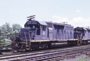Central Railroad of New Jersey | Somerville, New Jersey | EMD SD40 #3065 diesel-electric locomotive | July 7, 1976 | Jack DeRosset photograph