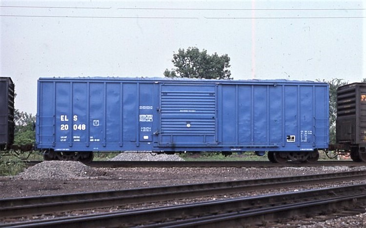 ELS Services | Toledo, Ohio | Box car #20048 50 foot length | August 11, 1983 | Emery Gulash photograph | Steve Timko Collection