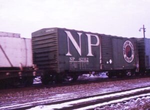 Northern Pacific Railway | Birmingham, Michigan | Box car #4282 | November 26, 1970 | Emery Gulash photograph | Steve Timko collection