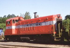 Raritan River Railroad | South Amboy, New Jersey | EMD SW9 #6 diesel-electric locomotive | July 1980 | Jack DeRosset photograph