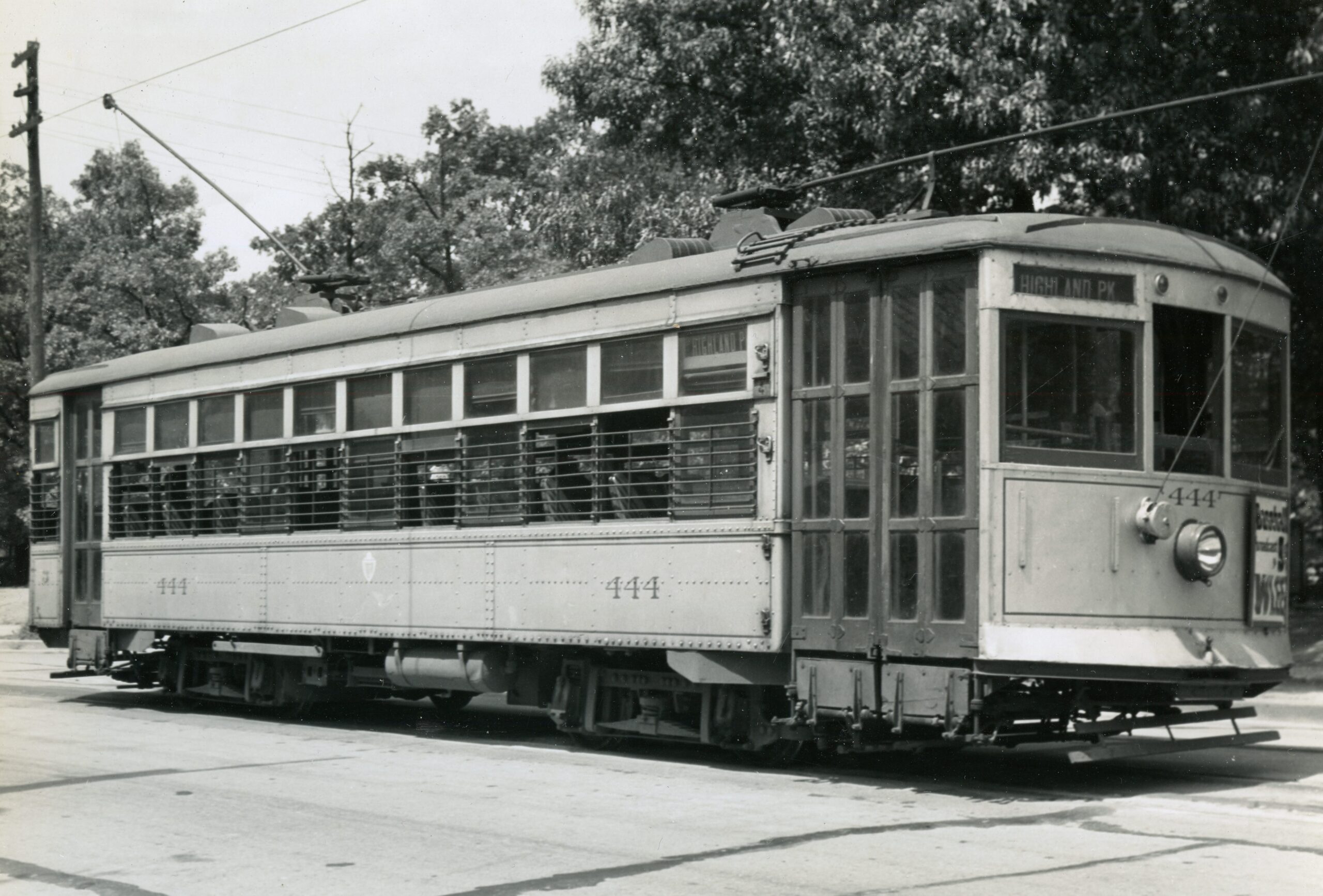 Virginia Transit Company | Richmond, Virginia | Streetcar #444 | 1940 | Howard Johnston photograph