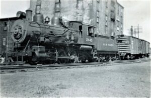 New Haven New York and Hartford Railroad | Framingham, Massachusetts | Class T-2b 0-6-0 2445 steam locomotive | June 23, 1934 | Elmer Kremkow Collection
