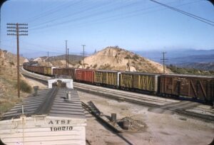 Union Pacific | Summit, California | Stock car train | September 14, 1957 | Donat collection photograph