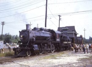 Canadian Pacific | Railtours | South Plainfield, New Jersey | on Lehigh Valley RR | Class 4-6-0 #972 steam locomotive | September 1971 | Jack DeRosset photograph