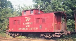 Lehigh and Hudson Railway | Warwick, New York | Caboose # 11 | September 6,1971 | H.B. Olsen photograph