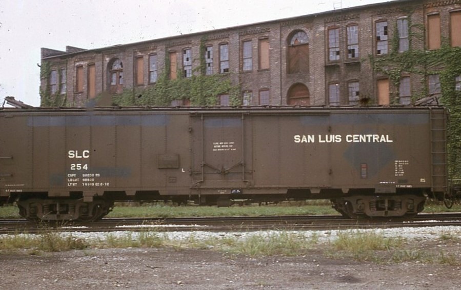 San Luis Central | Mansfield, Ohio | Reefer #254 box car | August 30, 1973 | Emery Gulash photograph | Steve Timko collection
