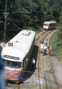 Pittsburgh Railways Company | Pittsburgh, Pennsylvania | PCC Car #1476 | 1959 NRHS Convention | September 7, 1959 | Ara Mesrobian photograph
