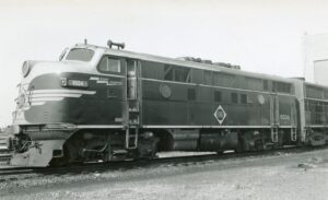 Erie Lackawanna Railway | Marion. Ohio | EMD F3a #8004 diesel-electric locomotive | ex Erie F3 800D |June 1969 | Harold Vollrath photograph | Elmer Kremkow Collection