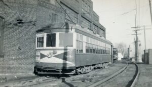 Jamestown Street Railway | Jamestown, New York | Trolley car #84 | 1938 | Elmer Kremkow collection