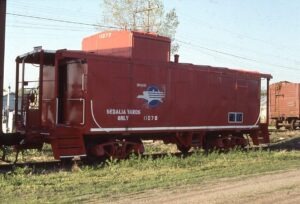 Missouri Pacific | Sedalia, Missouri | Caboose #11078 Yard Use Only | April 22, 1986 | Dick Flock photograph