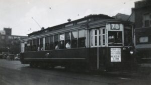 Saint Louis Public Service | Saint Louis, Missouri | Trolley car #615 | Route 70 Grand Avenue | 1936 | Elmer Kremkow collection