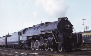Reading Company | Steam Tours, Inc. | Hi Iron Company | Raritan, New Jersey | on CRNJ | Class 4-8-4 T-1 #2102 steam locomotive | February 25, 1972 | Jack de Rosset photograph | Morning Sun Books Collection