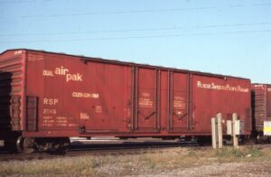 Roscoe, Snyder and Pacific Railway | Toledo, Ohio | 50 ft 6 in double plug door box car #2048 | September 19, 1980 | Emery Gulash photograph | Steven Timko Colletioj