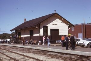 Valley Railroad | Essex, Connecticut | Passenger Station | October 1972 | Jack de Rosset photograph | Morning Sun Books collection