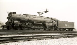 Atchison Topeka and Santa Fe Railway | Los Angelis, California | Baldwin 3765 Class 4-8-4 #3792 steam locomotive | June 1940 | unknown photographer | West Jersey Chapter, NRHS Collection