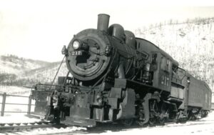 New York Ontario and Western | NYO&W | Cadosia, New York | Class P 2-8-0 #217 steam locomotive | February 5, 1939 | West Jersey Chapter, NRHS Collection