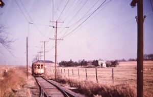 West Penn Railways | Baggaley, Pennsylvania | Car 712 | November 10, 1951 | Ara Mesrobian photograph