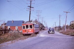 Lehigh Valley Transit | Catasauqua, Pennsylvania | Car #417 | October 20, 1951 | Ara Mesrobian photograph