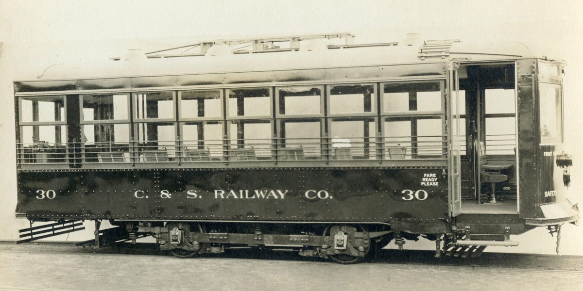 Chambersburg and Shippensburg Railway Company | Philadelphia, Pennsylvania | Birney car #30 | 5 ft 2 1/2 in gauge | 1919 | J.G. Brill Company photograph | NJCNRS
