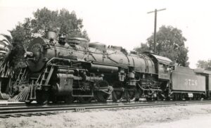 Atchison Topeka and Santa Fe Railway | Pasadena, California | Class 4-8-2 #3726 steam locomotive | August 1939 | West Jersey Chapter, NRHS Collection