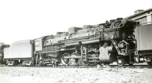 Boston and Albany | West Springfield, Massachusetts | Class A1A  2-8-4 #1421 steam locomotive | August 7, 1938 | West Jersey Chapter, NRHS Collection