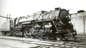 Boston and Albany | West Springfield, Massachusetts | Class J2c 4-6-4 #617 steam locomotive | August 7, 1938 | West Jersey Chapter NRHS Collection