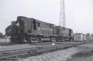 Norfolk and Western Railway | Bellevue, Ohio | Alco Class RS11 #2852 and 2858 diesel-electric locomotives | 1965 | Elmer Kremkow photograph