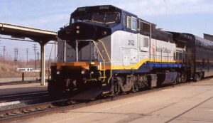 Amtrak California | Sacramento, California | Class GE P32-BWH #2052 diesel-electric locomotive | January 19, 2007 | Dick Flock photograph