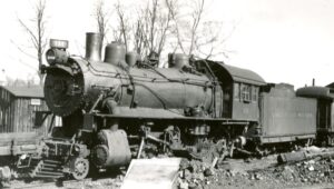 Chesapeake and Western | Elkton, Virginia | Class 4-8-0 #111 steam locomotive | April 7, 1946 | West Jersey Chapter, NRHS Collection