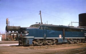Missouri Pacific Lines | Saint Louis, Missouri | Alco PA #49 diesel-electric locomotive | February 29, 1964 | David Sweetland photograph | Richard Prince Collection
