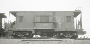 Baltimore and Ohio | Elizabethport, New Jersey | Class I17a caboose #C2881 | May 19. 1975 | H.B. Olsen photograph