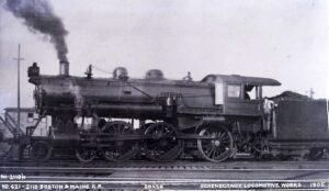 Boston and Maine Railroad | Schenectady, New York | Class 4-6-0 #621 steam locomotive | 1905 | Schenectady Locomotive Works