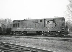 Norfolk and Western Railway | Bellevue, Ohio | Class FM H20-44 #142 diesel-electric locomotive | 1966 | Elmer Kremkow photograph / collection