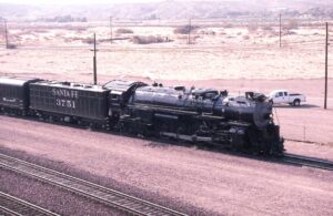 Atchison Topeka and Sante Fe Railway | Barstow, California | Class 4-8-4 #3751 steam locomotive | May 2003 | Robert L. Westover photograph | Charles Anderson collection