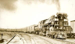Chesapeake and Ohio Railway | Columbus Ohio | Class F16 4-6-2 #464 heavy Pacific | Special Passenger Train | circa 1928 | G. Grahl photograph | William McChesney collection
