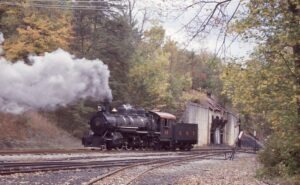 East Broad Top Railroad | Rockhill Furnace, Pennsylvania | Class 2-8-2 #14 narrow gauge steam locomotive | October 10, 2007 | Fred Heide photograph