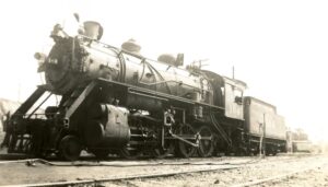 Missouri Pacific Lines | Saint Louis, Missouri | Class C55 2-8-0 #174 Consolidation steam locomotive | October 22, 1939 | West Jersey Chapter NRHS Collection