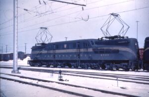 Pennsylvania Railroad | Alexandria, Virginia | Altoona Works GG1 #4828 motor | Dave Sweetland photograph | Richard Prince Collection