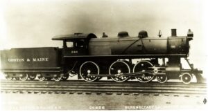 Boston and Maine Railroad | Schenectady, New York | Class 4-6-0 #346 steam locomotive | 1906 | Schenectady Locomotive Works photograph | NRHS collection