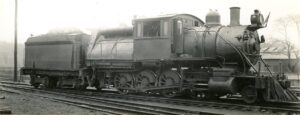 Central Railroad of New Jersey | Elizabethport, New Jersey | Class 10E 4-6-0 #370 Camelback steam locomotive | June 1903 | CRNJ Staff photograph | Warren Crater, Friends of the New Jersey Transportation Museum collection