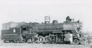 Denver and Rio Grande Western Railroad | Denver, Colorado | Class K33 2-8-2 #1209 Mikado steam locomotive | June 20, 1927 | Robert P. Morris photograph | Elmer Kremkow collection