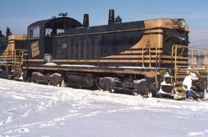 Detroit Terminal Railroad | Detroit, Michigan | EMD NW2 #109 diesel-electric locomotive | December 10, 1977 | Ken Borg photograph | Stephen Timko collection